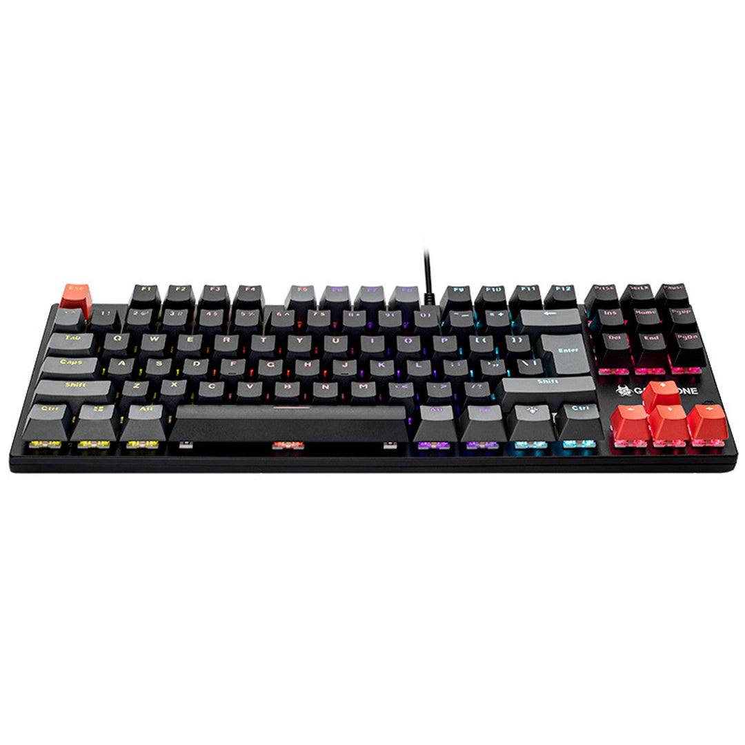 Tracer mekanisk tastatur, farvet baggrundsbelysning i regnbuefarver, GAMEZONE Blade 87