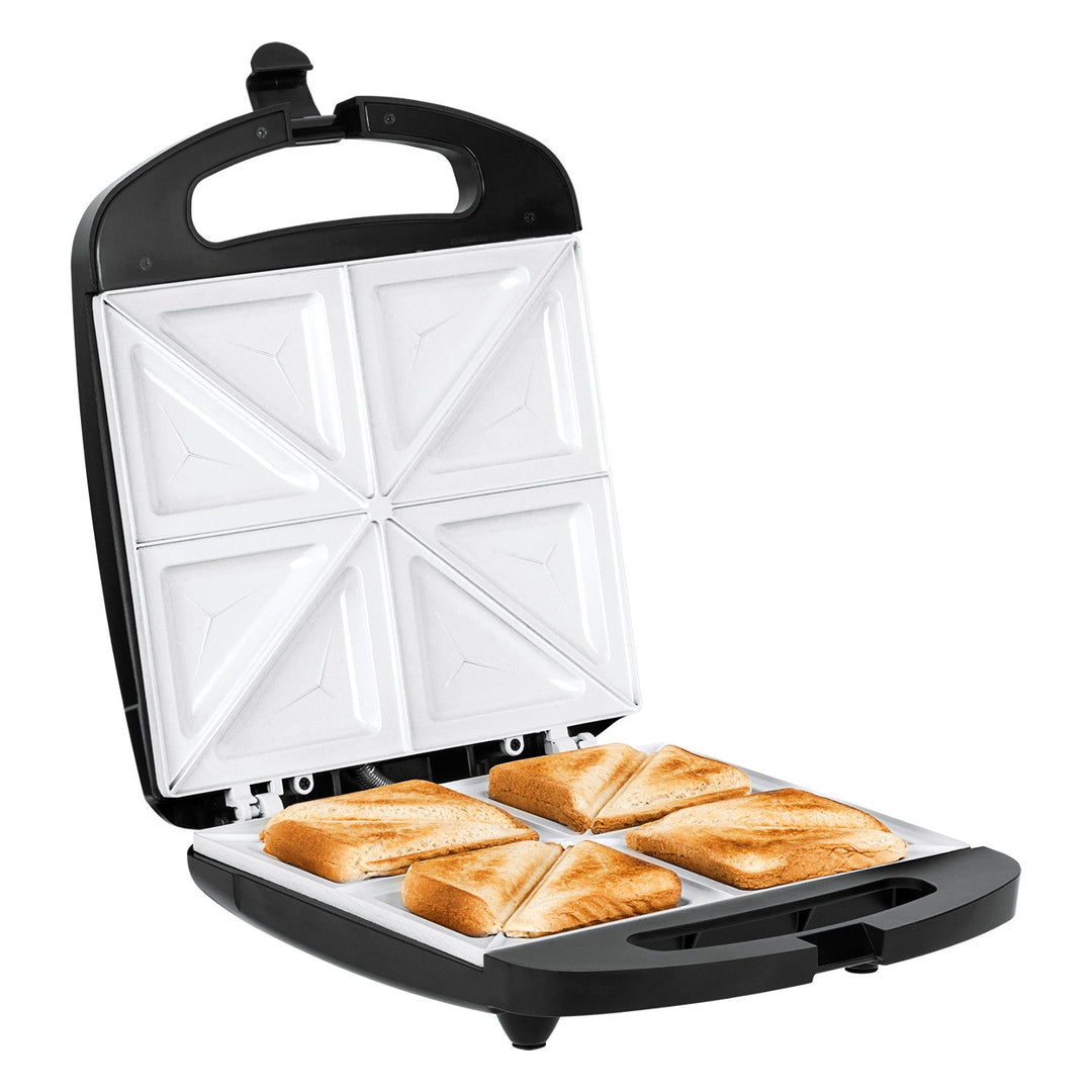 Teesa sandwichmaker, keramiske indsatser, til 4 sandwich, maksimal effekt 1500 W, TSA3229B