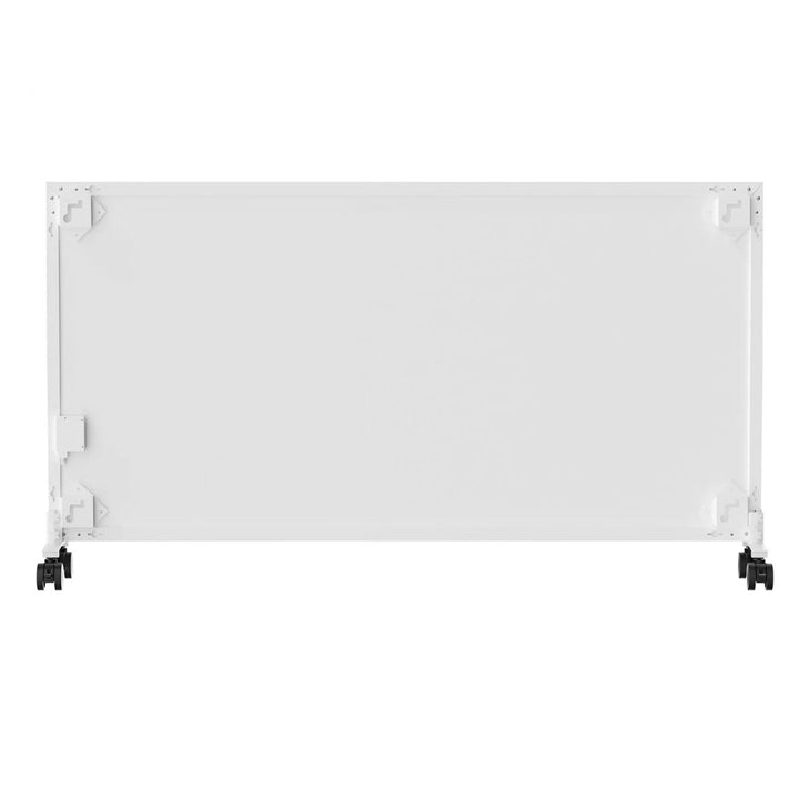Cronos infrarød radiator, 800 W, ideel til allergikere, mat overflade, ultratynd, indbygget termostat og fjernbetjening via telefon eller fjernbetjening, Carbon P800 TWP