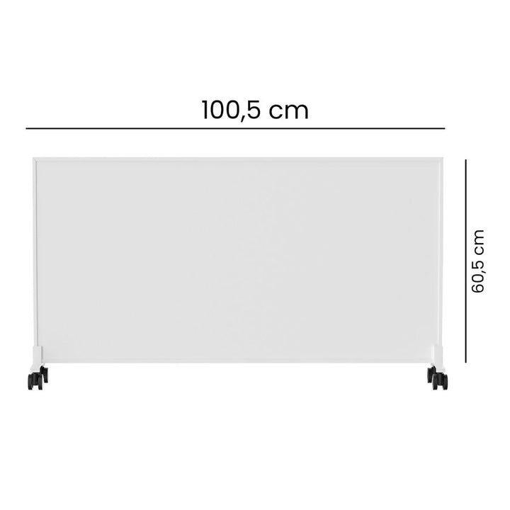 Cronos infrarød radiator, 800 W, ideel til allergikere, mat overflade, ultratynd, indbygget termostat og fjernbetjening via telefon eller fjernbetjening, Carbon P800 TWP