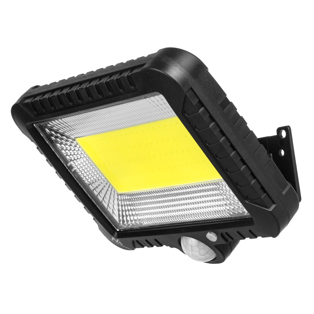 Solar LED-projektør med bevægelsessensor Maclean, IP44, 5W, 400lm, 6000K, lithiumbatteri 1300 mAh, 5,5V DC MCE438, 2 stk.