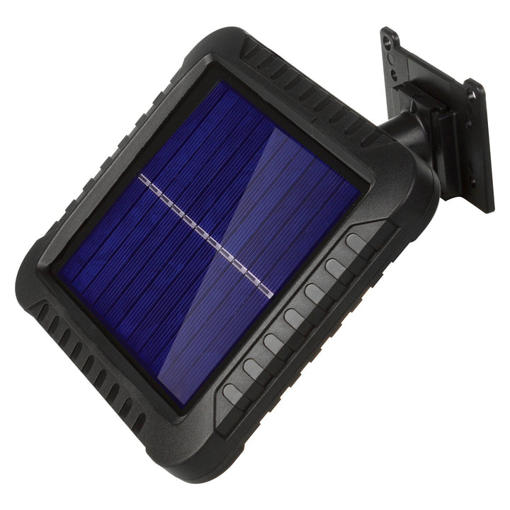 Solar LED-projektør med bevægelsessensor Maclean, IP44, 5W, 400lm, 6000K, lithiumbatteri 1300 mAh, 5,5V DC MCE438, 2 stk.