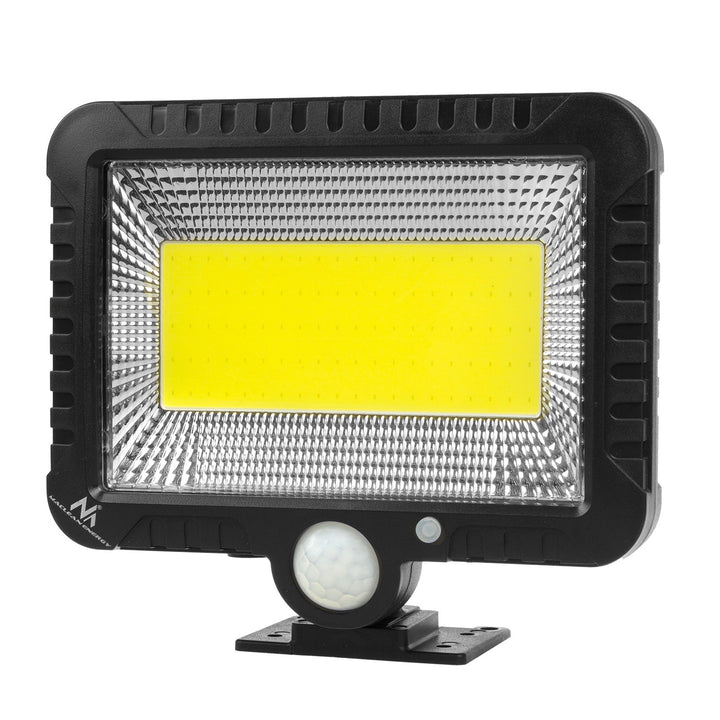 Solar LED-projektør med bevægelsessensor Maclean, IP44, 5W, 400lm, 6000K, lithiumbatteri 1300 mAh, 5,5V DC MCE438, 4 stk.