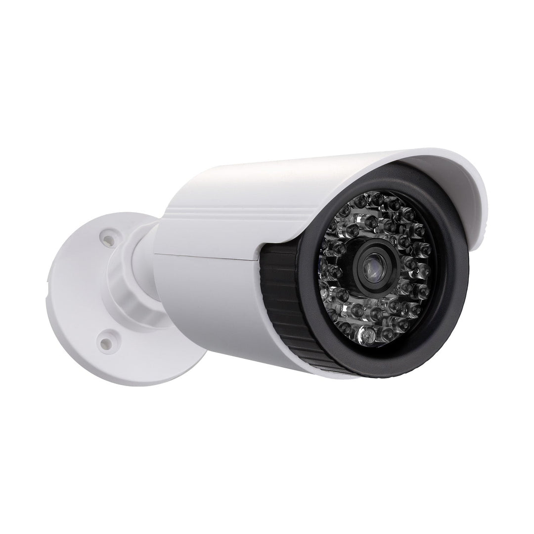 Attrap af rørkamera, IR-LED-dioder, hvid, strømforsyning 2xAA (medfølger), ABS, IR1800 W