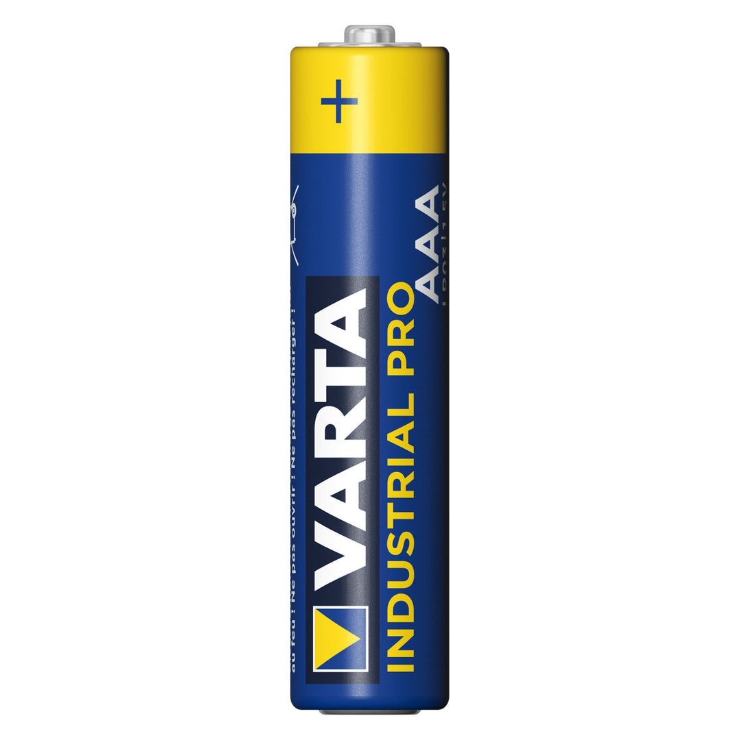 60x R-03 LR03 AAA alkalisk batteri fra Varta Industrial 4003