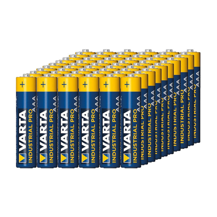 60x R-03 LR03 AAA alkalisk batteri fra Varta Industrial 4003