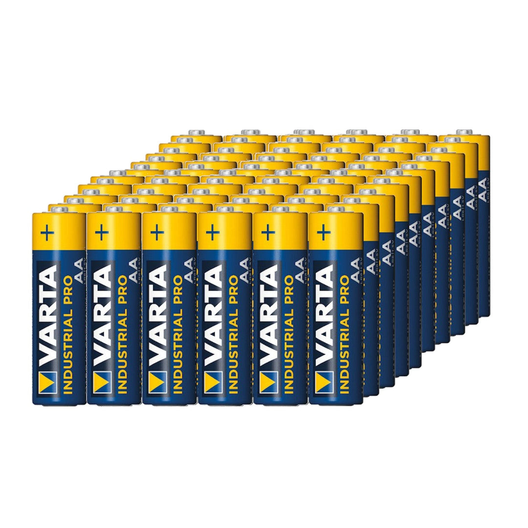 60x batteri R-06 LR6 AA 1,5V alkalisk Varta Industrial 4006