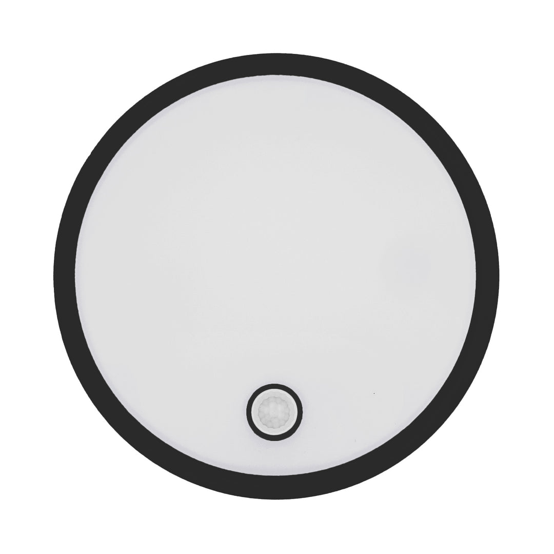 Maclean LED-lampe med bevægelsessensor, PIR-sensor, sort, 10 W/15 W/18 W, IP65, farveindstilling 3000/4000/6000 K, MCE535 B