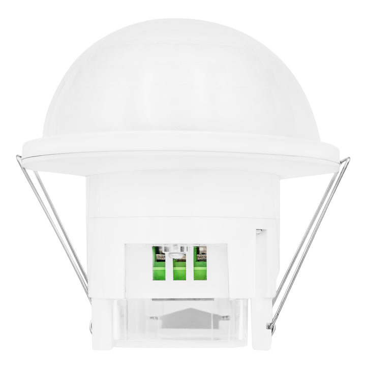 Maclean PIR-tilstedeværelsessensor, indbygget, rækkevidde 10x40 m, 1000 W/2000 W, 220–240 V AC, 50/60 Hz, IP54, MCE822