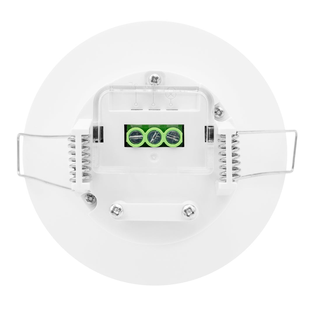 Maclean PIR-tilstedeværelsessensor, indbygget, rækkevidde 10x40 m, 1000 W/2000 W, 220–240 V AC, 50/60 Hz, IP54, MCE822