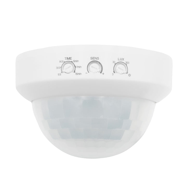 Maclean PIR-tilstedeværelsessensor, påbygget, rækkevidde 10x40 m, 1000 W/2000 W, 220–240 V AC, 50/60 Hz, MCE823
