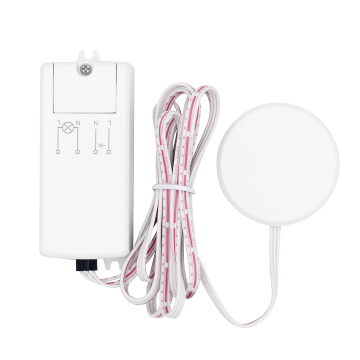 Maclean indbygget berøringsafbryder, <40 mm, 110–240 V AC, maks. belastning 600 W til LED, MCE824