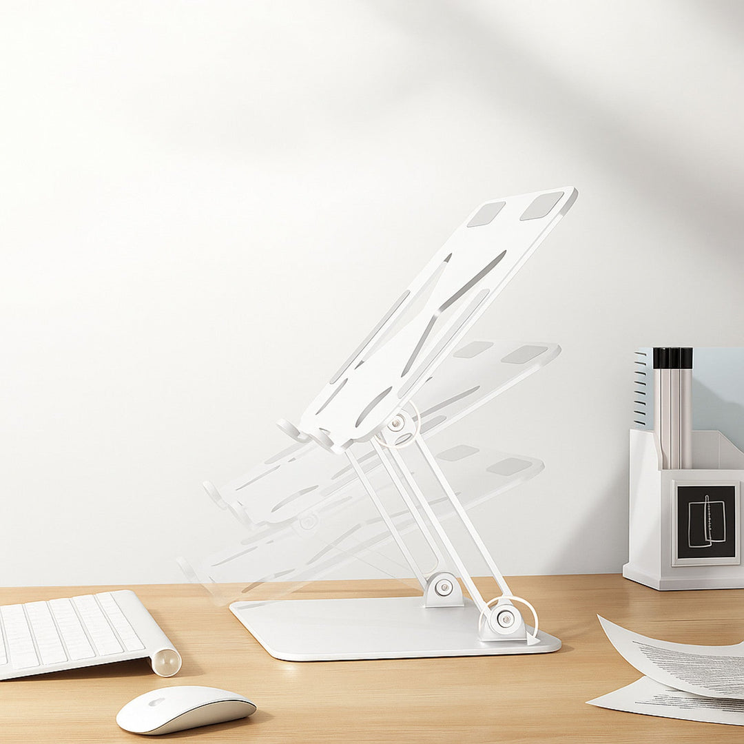 Justerbar, ergonomisk holder til bærbare computere på 10-17 tommer LAPTOP STAND MT2661W, Mediatech