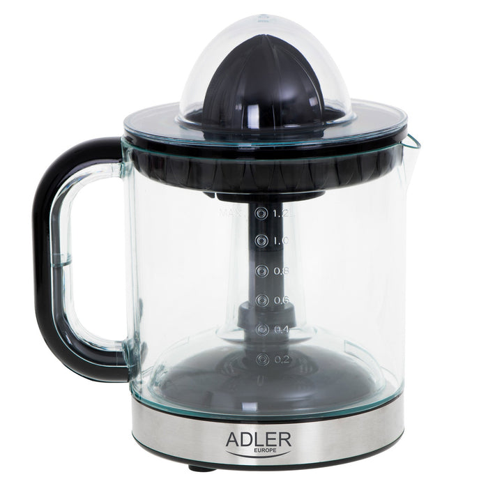 Adler citruspresser, kapacitet 1,2 l, maksimal effekt 60 W, sort, AD 4012
