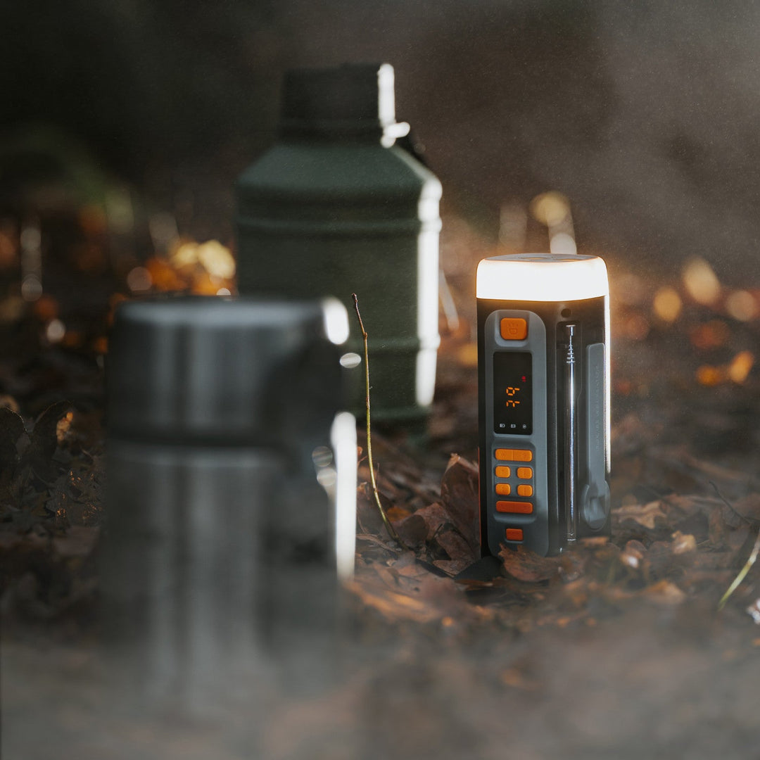 Adler nødradio med solcellepanel, håndsving og powerbank, Bluetooth 5.0, 4W LED-lommelygte, 4500 mAh, AD 1920