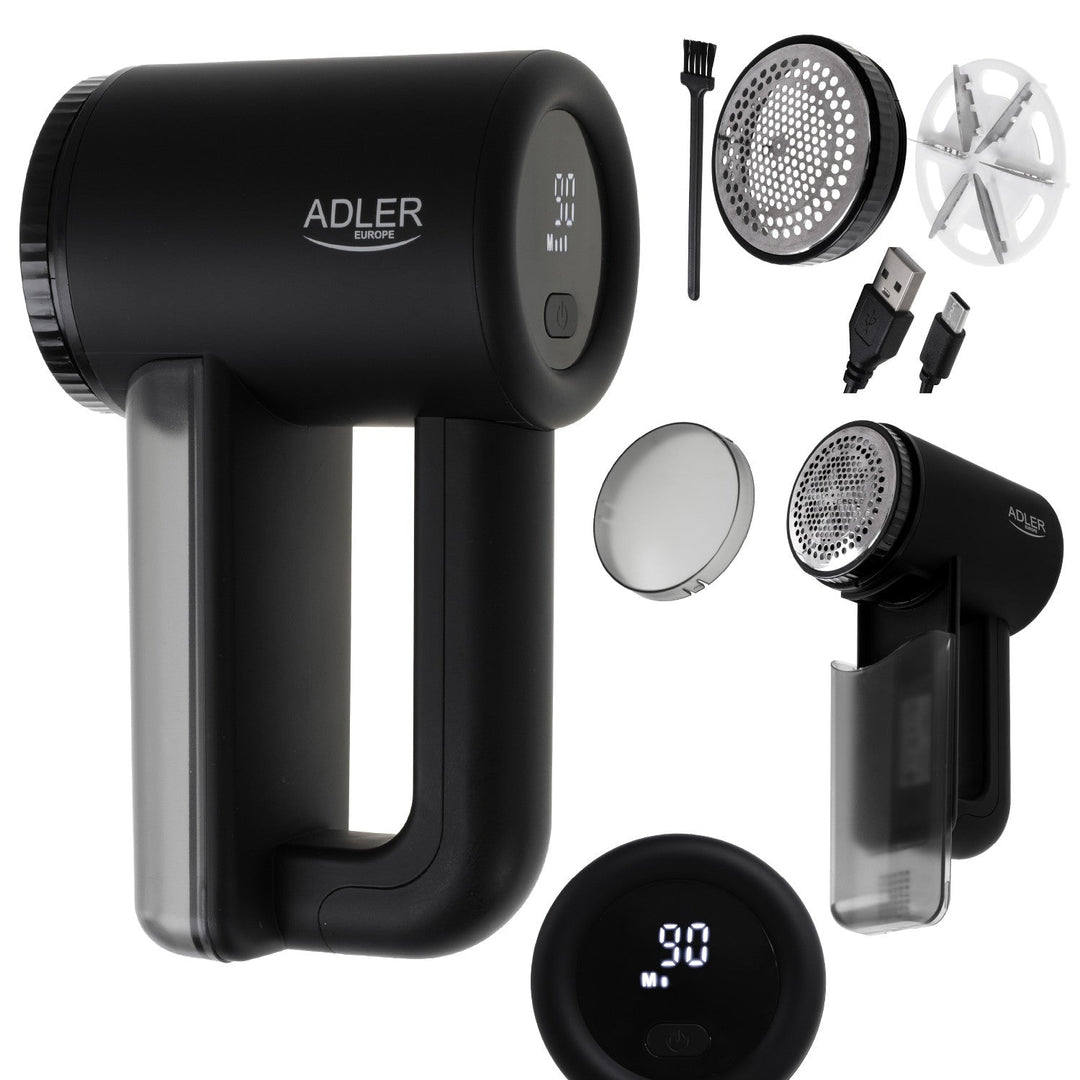 Adler stofskærer, LCD-display, 3 hastigheder, sort, AD 9617 black