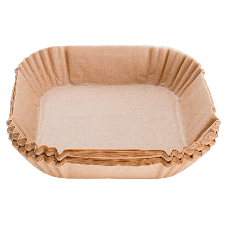 Papirindsatser til frituregryde, airfryer, Adler, 16 cm, op til 240 °C, biologisk nedbrydelige, 100 stk., AD 6731
