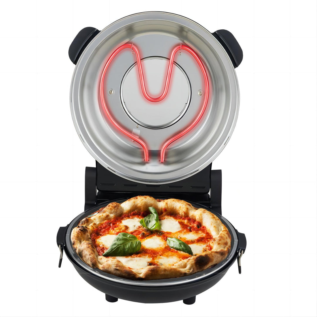 Adler pizzaovn, temperaturregulering op til 400 °C, keramisk sten, to varmeelementer, AD 6314