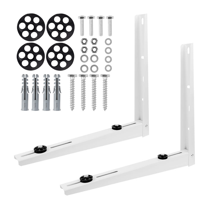Beslag / ophæng til Maclean-klimaanlæg / varmepumpe, armlængde 500 x 550 mm, galvaniseret stål, op til 250 kg, MC-144