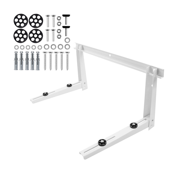Beslag/ophæng til Maclean-klimaanlæg/varmepumpe, mål 780 x 350 x 450 mm, galvaniseret stål, op til 180 kg, MC-146