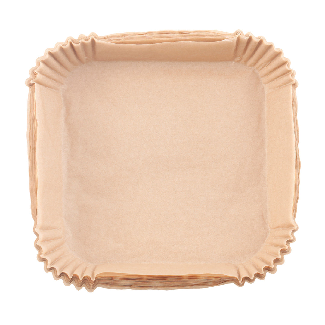 Papirindsatser til frituregryde, airfryer, Adler, 16 cm, op til 240 °C, biologisk nedbrydelige, 500 stk., AD 6731