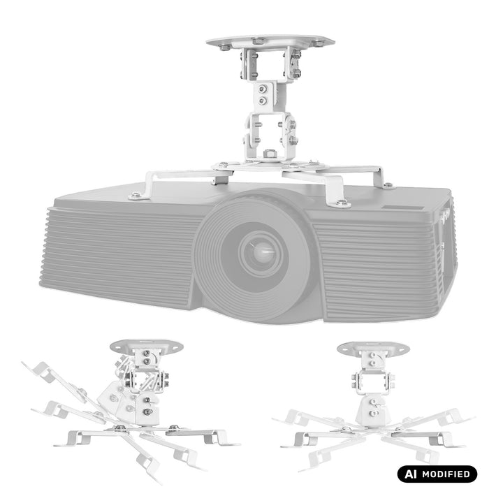 Loftsholder/ophæng til Maclean-projektor, 54–320 mm, op til 13,5 kg, 360 graders rotation, MC-200 W