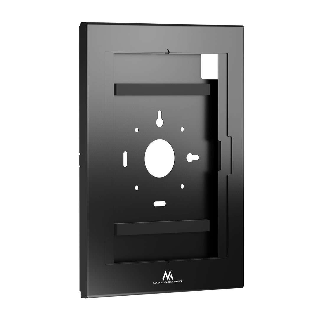 Maclean-reklameholder til tablet, med lås, 12,4"-13", iPad Air/Pro, Samsung Tab S10+/S9+/S8+/S7+, 257x350x22 mm, MC-950 B