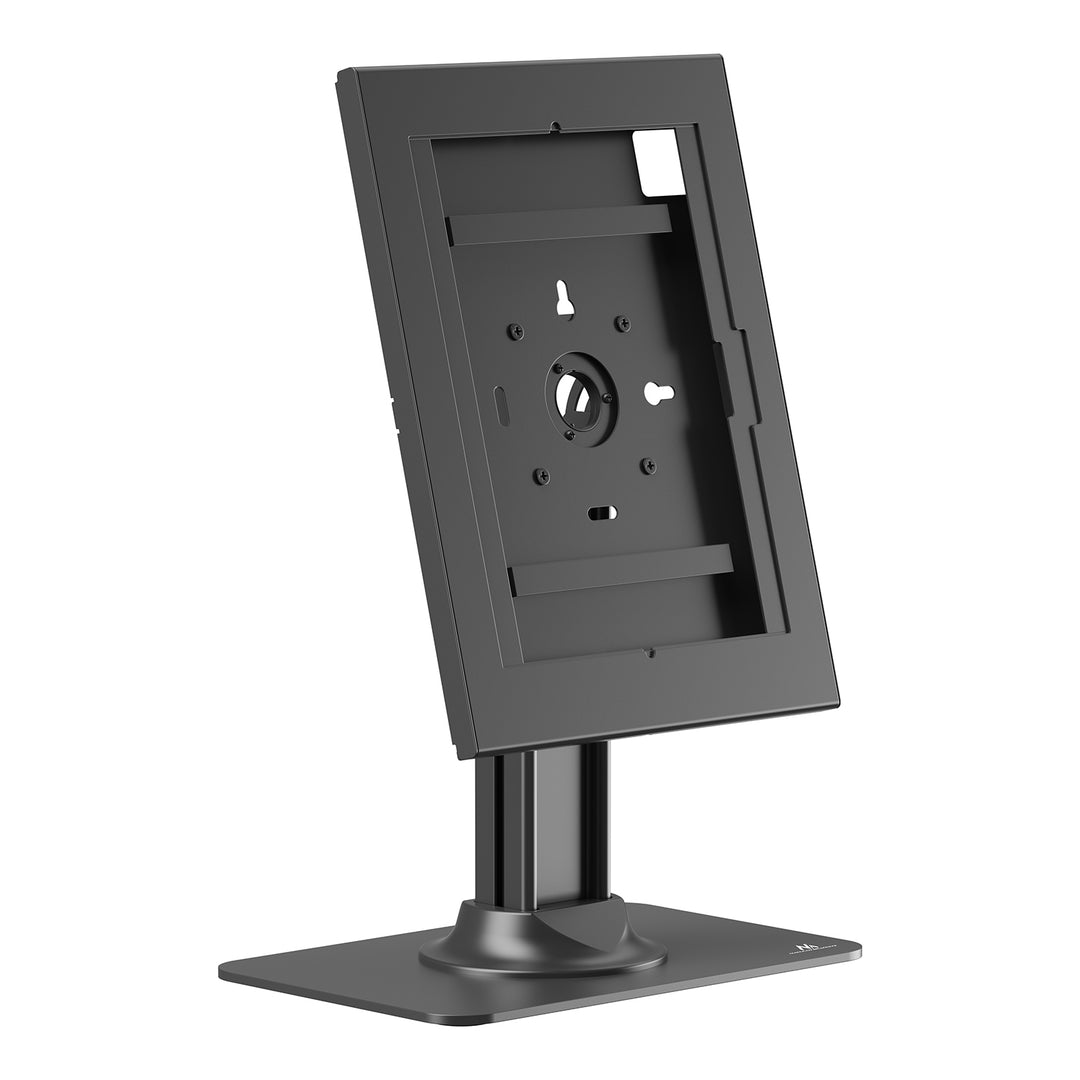 Maclean-tabletholder med lås. 12,4"-13", iPad Air/Pro, Samsung Tab S10+/S9+/S8+/S7+, 257x350x22 mm, MC-958 B