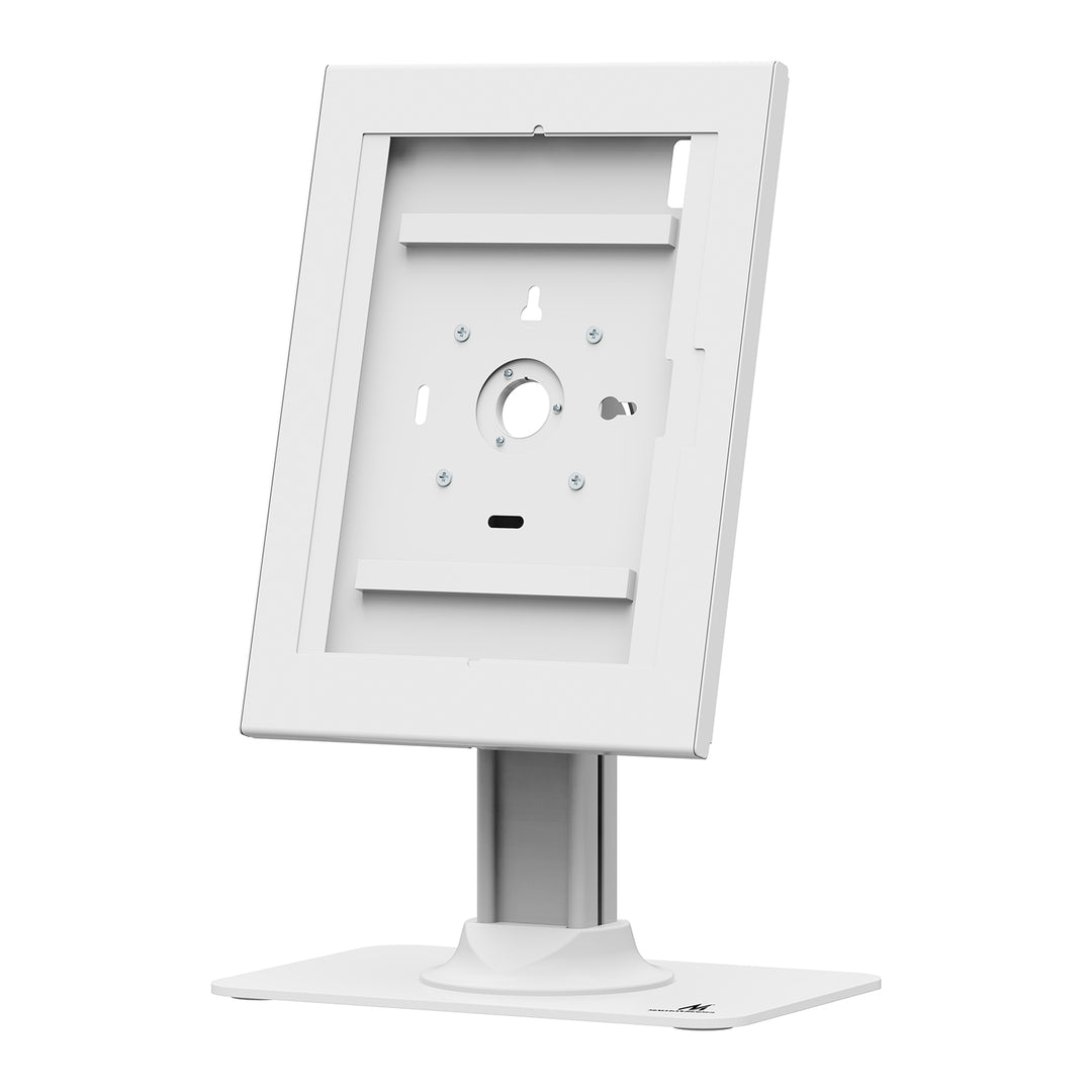 Maclean-reklameholder til tablet, med låsemekanisme, 12,4"-13", iPad Air/Pro, Samsung Tab S10+/S9+/S8+/S7+, 257x350x22 mm, MC-958 W