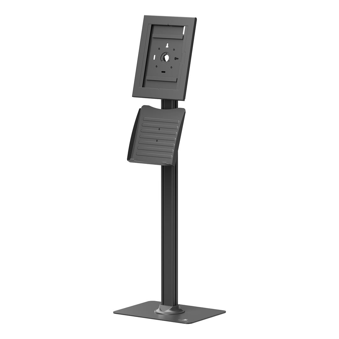 Maclean-reklameholder til tablet, med låsemekanisme. 12,4"-13", iPad Air/Pro, Samsung Tab S10+/S9+/S8+/S7+, 257x350x22 mm, MC-924 B