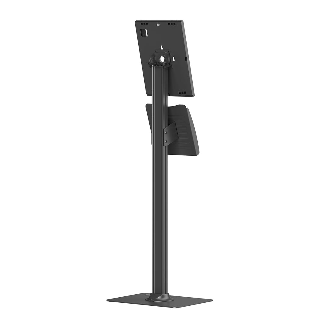 Maclean-reklameholder til tablet, med låsemekanisme. 12,4"-13", iPad Air/Pro, Samsung Tab S10+/S9+/S8+/S7+, 257x350x22 mm, MC-924 B