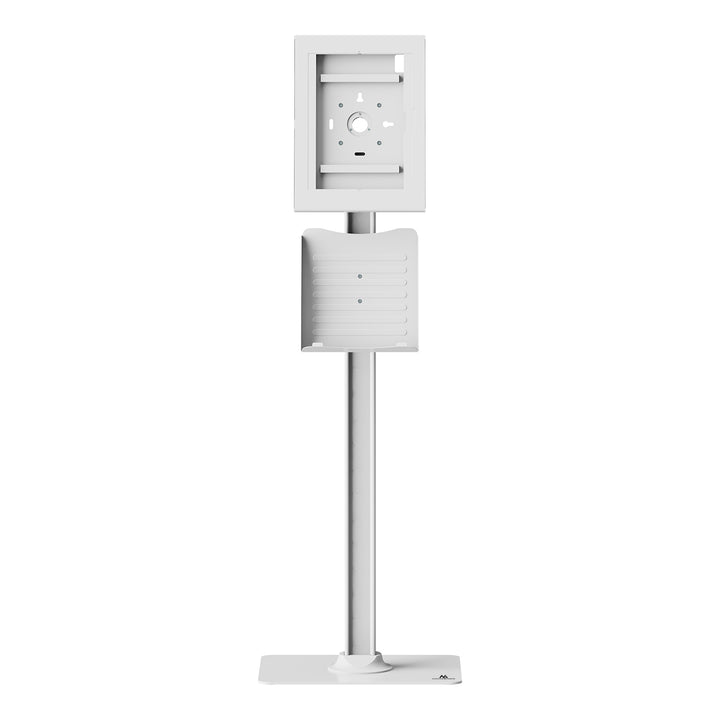 Maclean-reklameholder til tablet, med lås, 12,4"-13", iPad Air/Pro, Samsung Tab S10+/S9+/S8+/S7+, 257x350x22 mm, MC-924 W