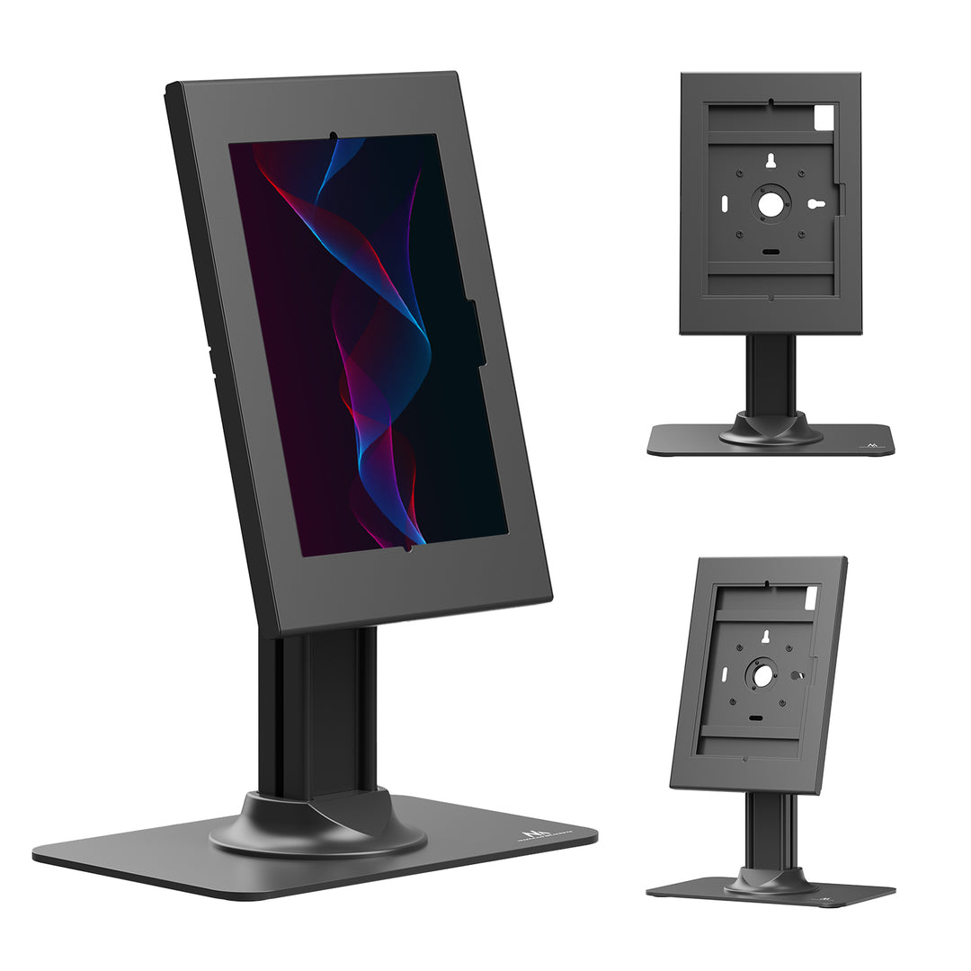 Maclean-tabletholder med låsemekanisme, 10,9"-11", iPad Air/Pro, Samsung Tab A- og S-serien, 220 x 323 x 22 mm, MC-959 B