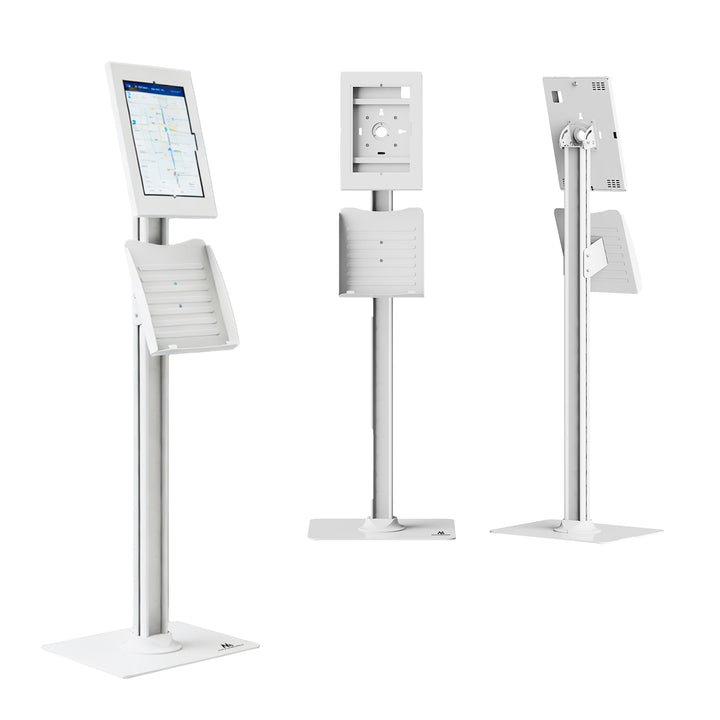 Maclean-reklameholder til tablet, med lås, 10,9"-11", iPad Air/Pro, Samsung Tab A- og S-serien, 220x323x22 mm, MC-960 W