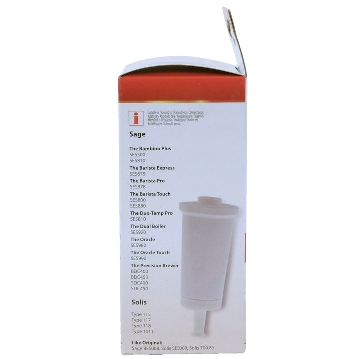 Vandfilter til Sage kaffemaskine, erstatning for BES008 Scanpart, 2 stk.