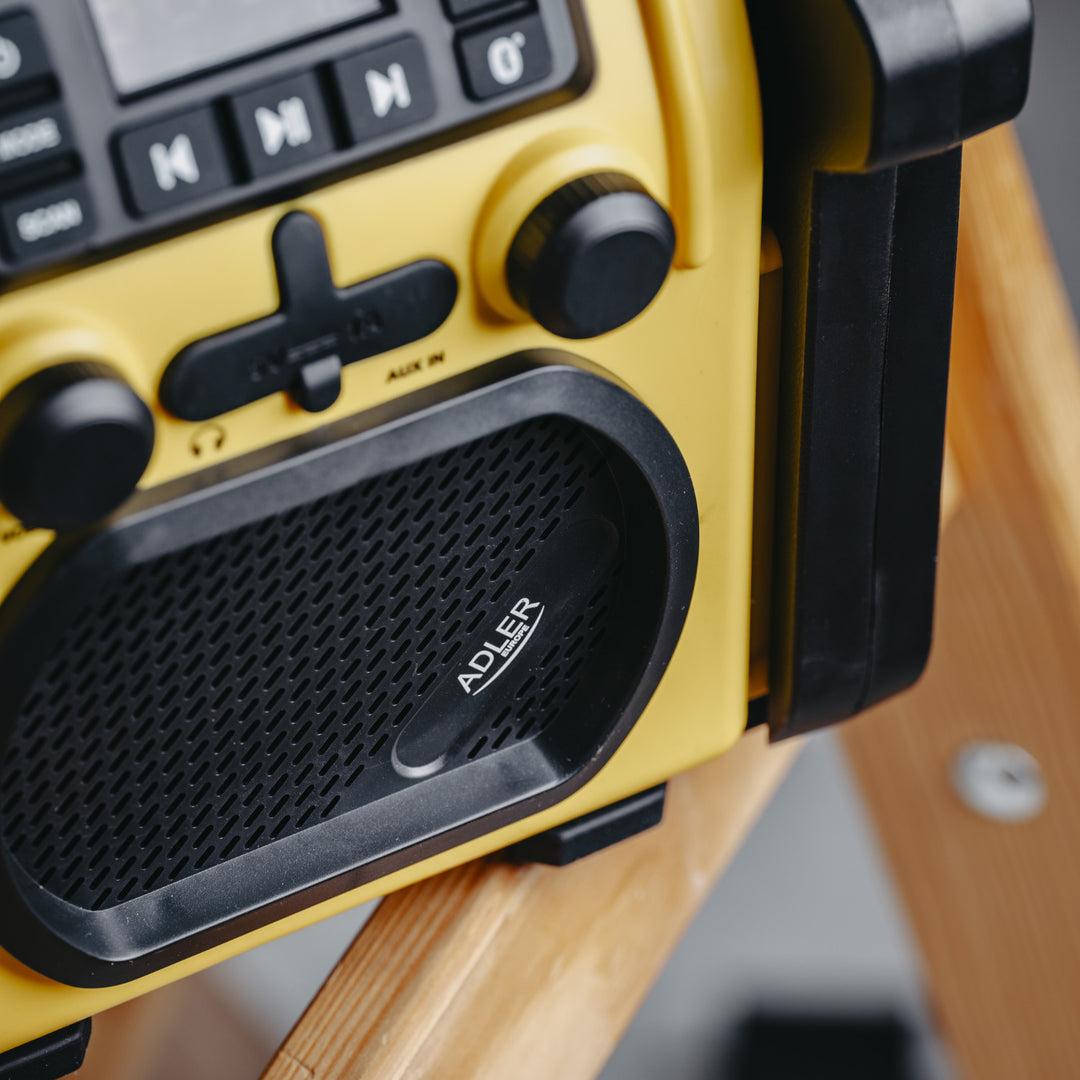Adler byggepladsradio, Bluetooth 5.1, IPX 54, effekt 10 W, AD 1911