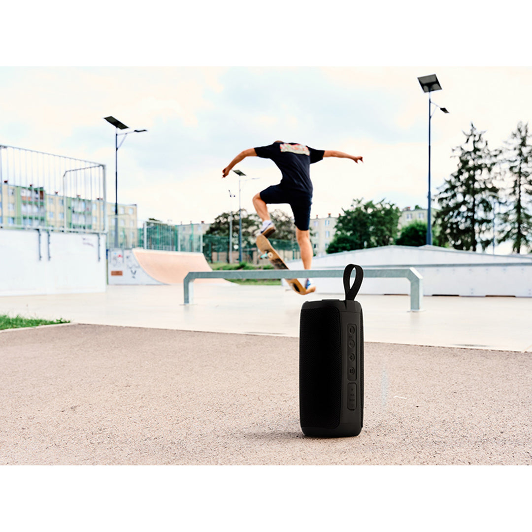 Tracer bærbar højttaler, Bluetooth 5.3, RMS-effekt 20 W, IPX4, sort, TRAGLO47686