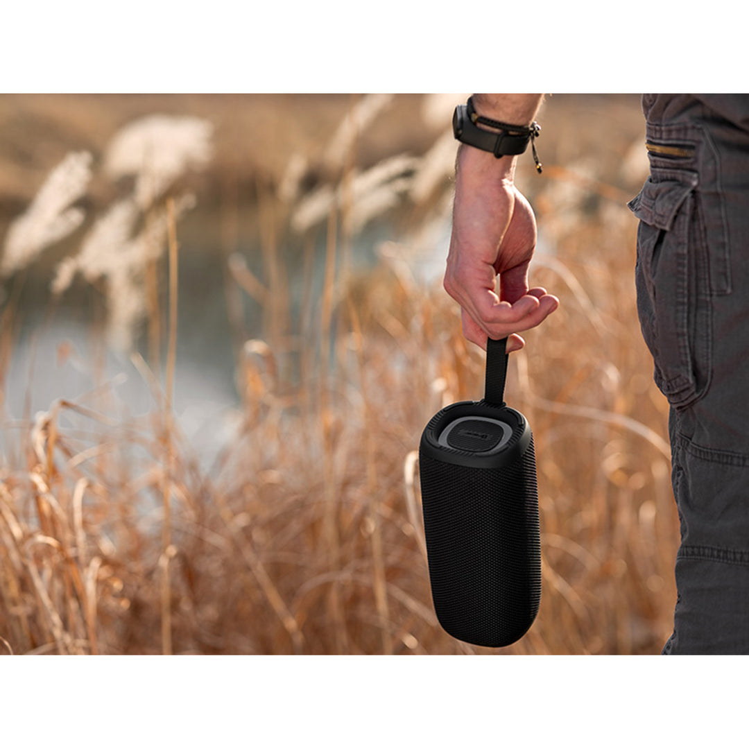 Tracer bærbar højttaler, Bluetooth 5.3, RMS-effekt 20 W, IPX4, sort, TRAGLO47686