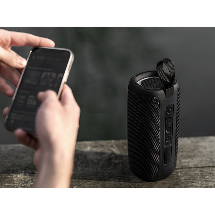 Tracer bærbar højttaler, Bluetooth 5.3, RMS-effekt 20 W, IPX4, sort, TRAGLO47686