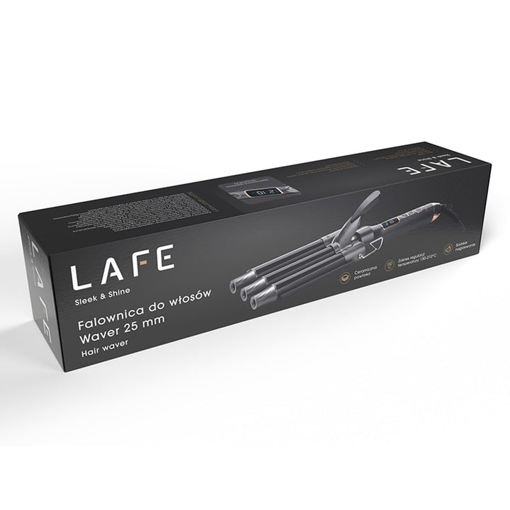 LAFE hårkrøller, varmeelementdiameter 25 mm, effekt 105 W, Sleek & Shine Waver