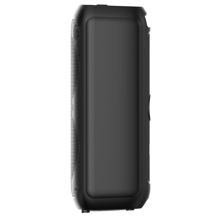 Stor Bluetooth-højttaler, 120 W RMS/1400 W PMPO, to 8" højttalere, equalizer, karaoke-funktion, MP3/microSD-kort, USB, AUX, BT 5.3+EDR, display, LED, indbygget batteri, fjernbetjening, MT3185