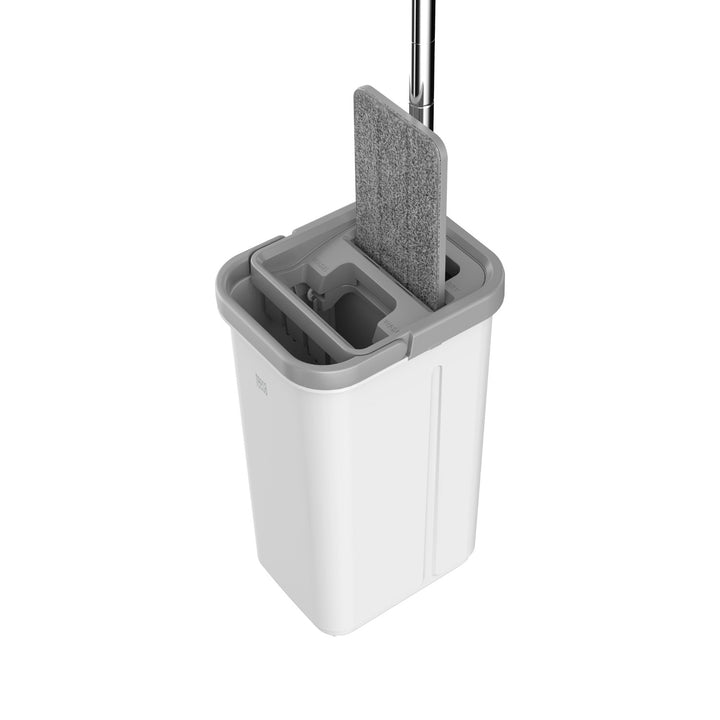 Teesa flad rengøringsmoppe, spand med to kamre, kapacitet 5,7 l, New Clean R13, Teesa
