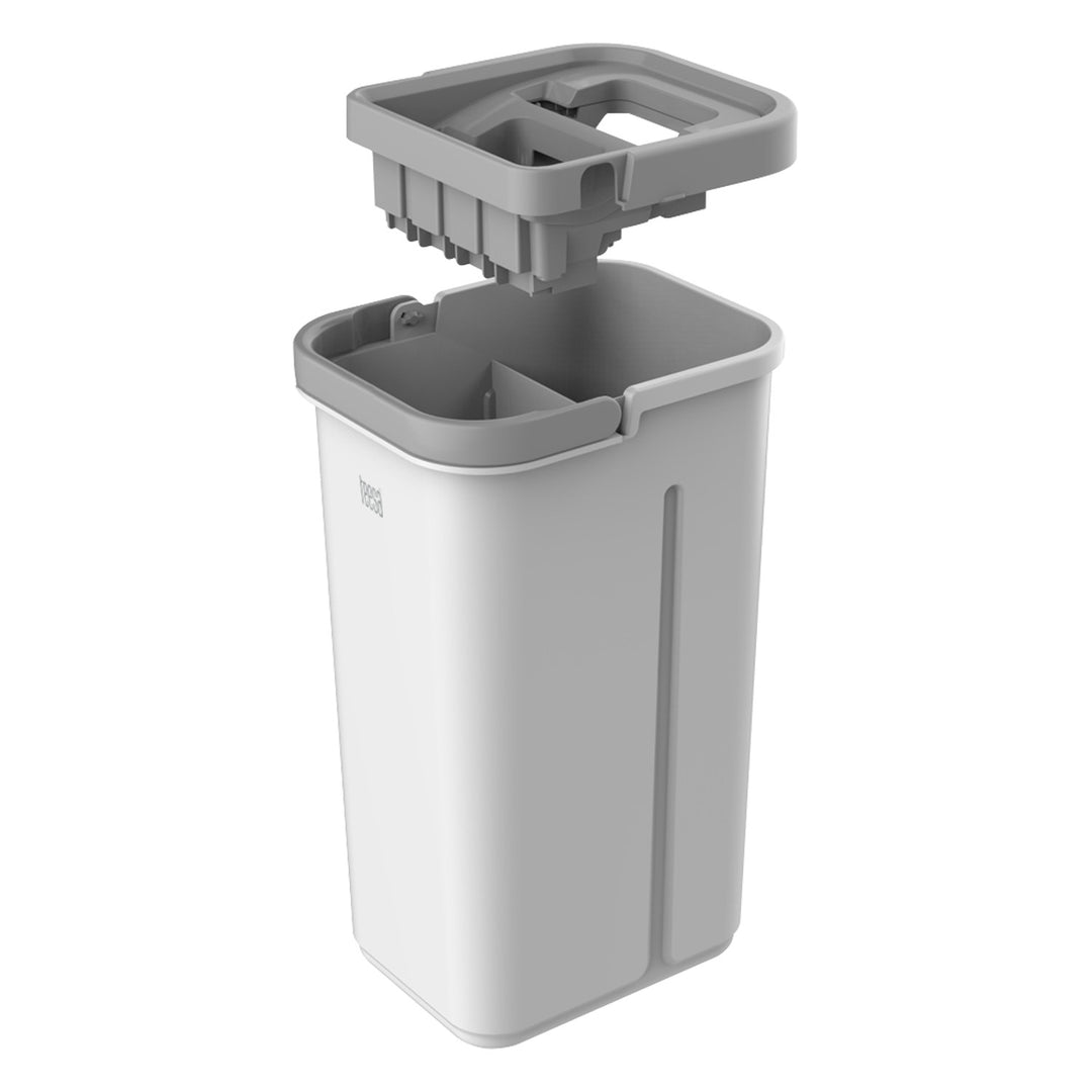Teesa flad rengøringsmoppe, spand med to kamre, kapacitet 5,7 l, New Clean R13, Teesa