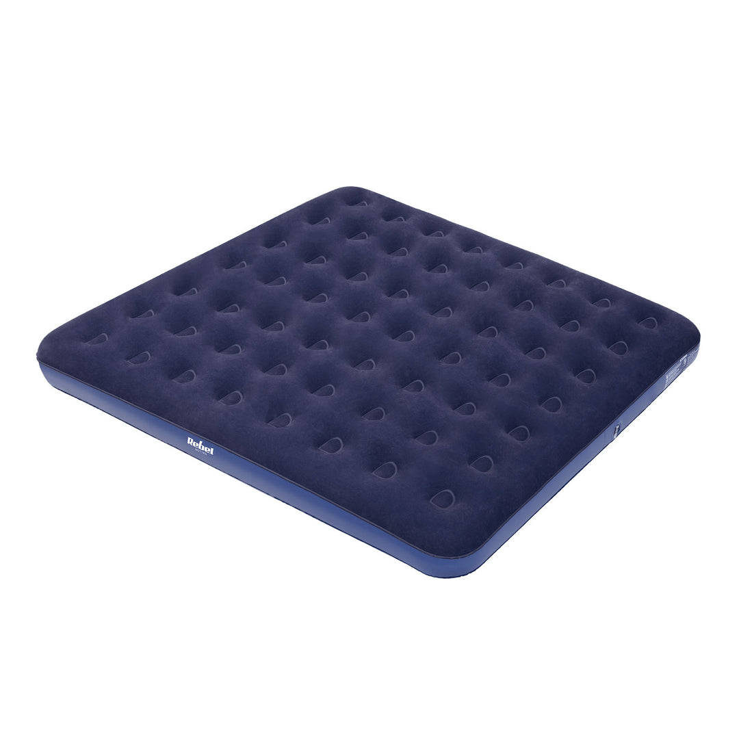 REBEL ACTIVE oppustelig madras til to personer, mål 203x183x22 cm, RBA-5001-XXL