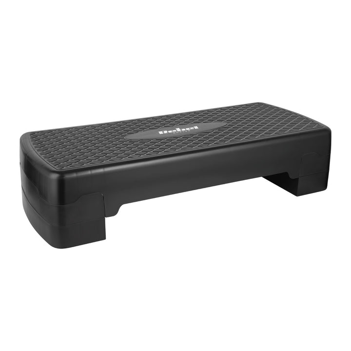 Aerobic- og fitness-step Rebel Active, 3 trin, 68 cm, sort, RBA-3227-BK