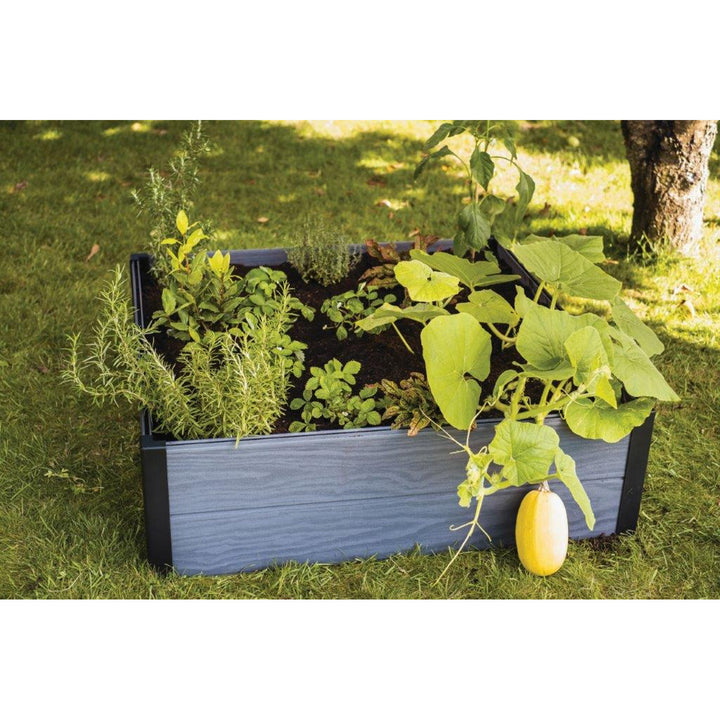 Keter Maple havekant, plast, farve grå, mål 106x106x32 cm, vejrbestandig, 249298