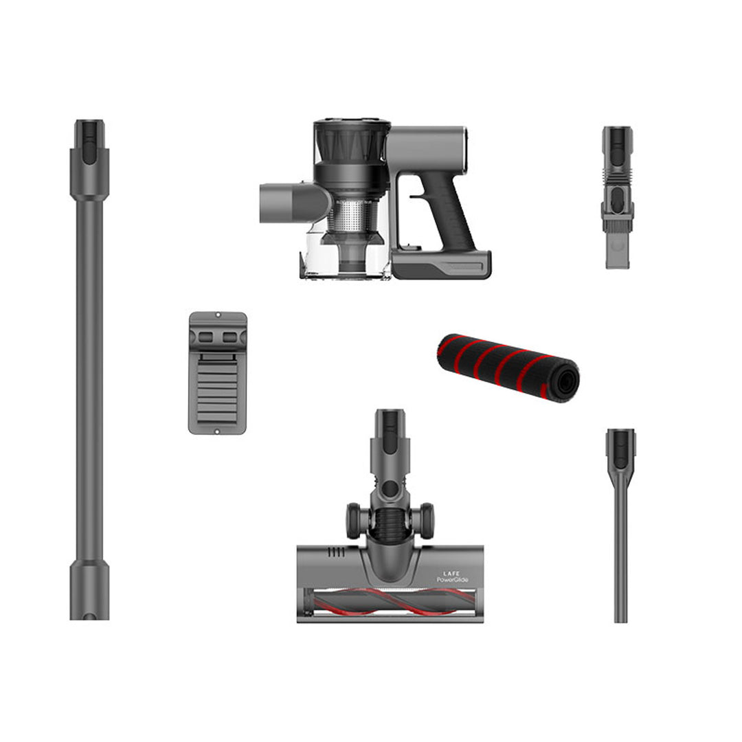 Trådløs støvsuger LAFE, børsteløs BLDC-motor, 2200 mAh batteri, PowerGlide 200 W
