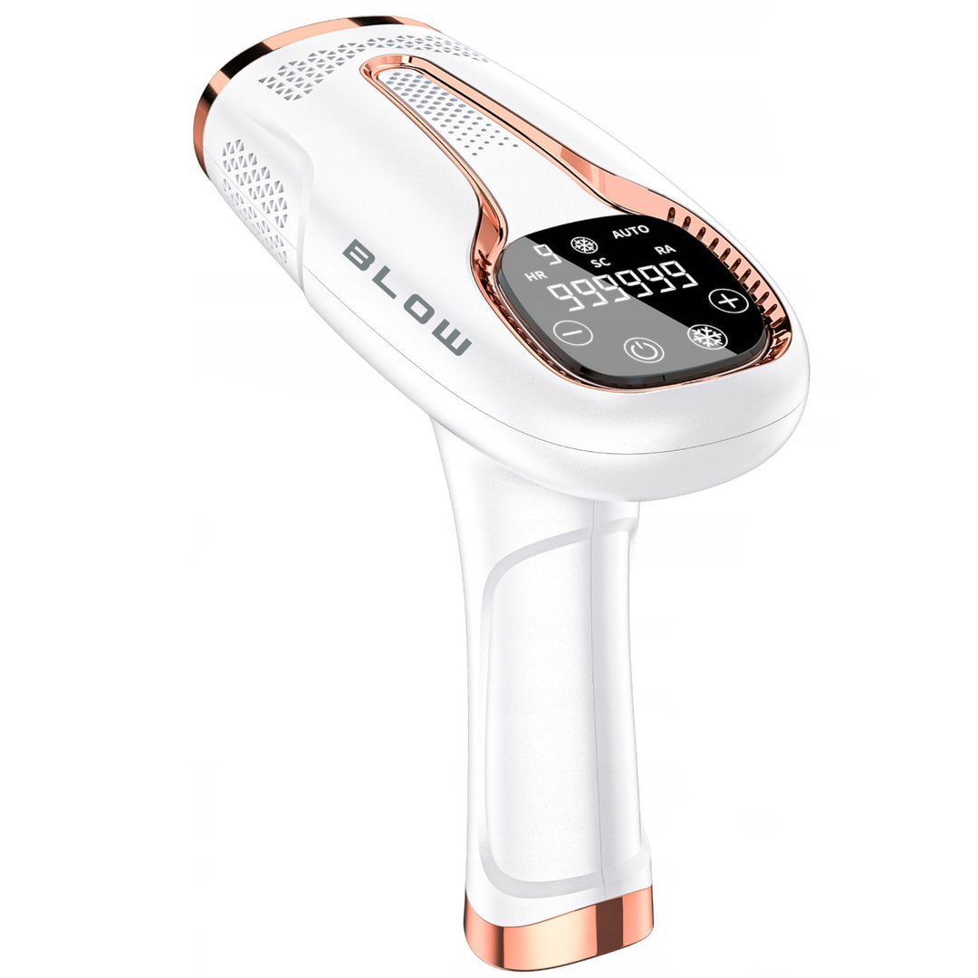 IPL Blow lyshårfjerner, Ice Cool-funktion, 9 effektniveauer, indbygget UV-filter, automatisk blinkfunktion, langvarig effektivitet, 44-480#