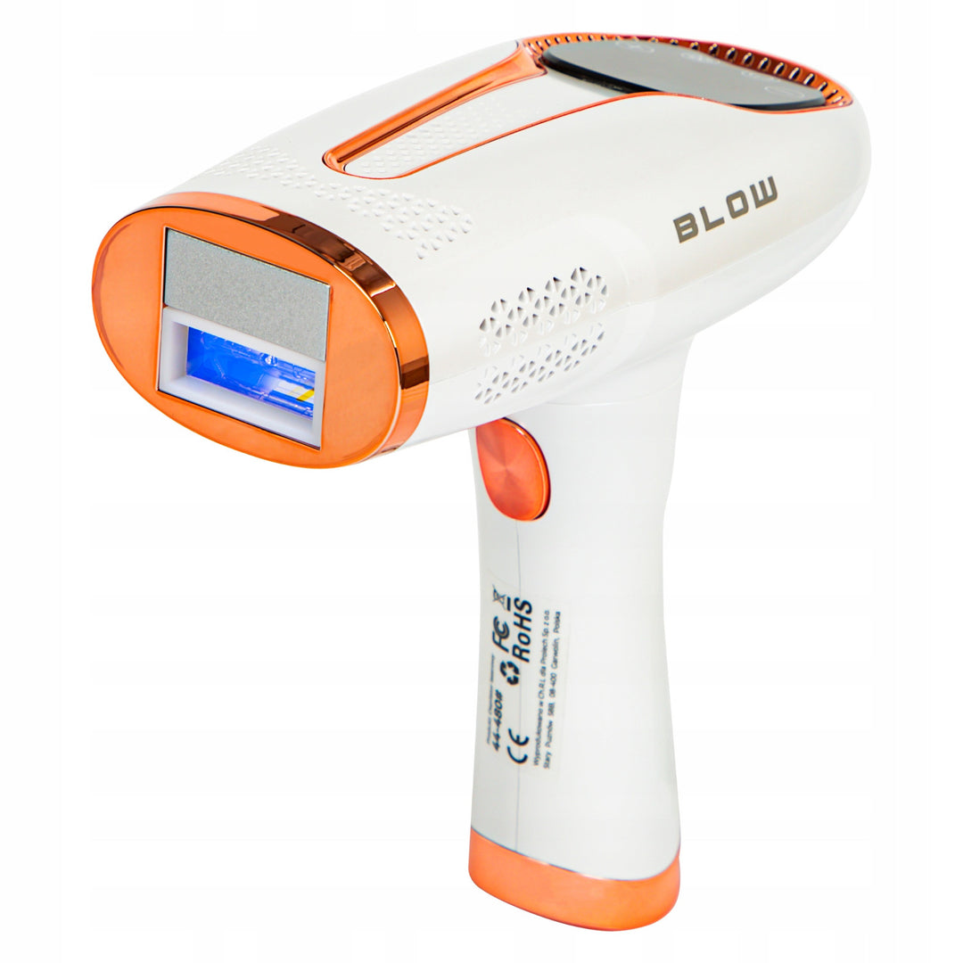 IPL Blow lyshårfjerner, Ice Cool-funktion, 9 effektniveauer, indbygget UV-filter, automatisk blinkfunktion, langvarig effektivitet, 44-480#