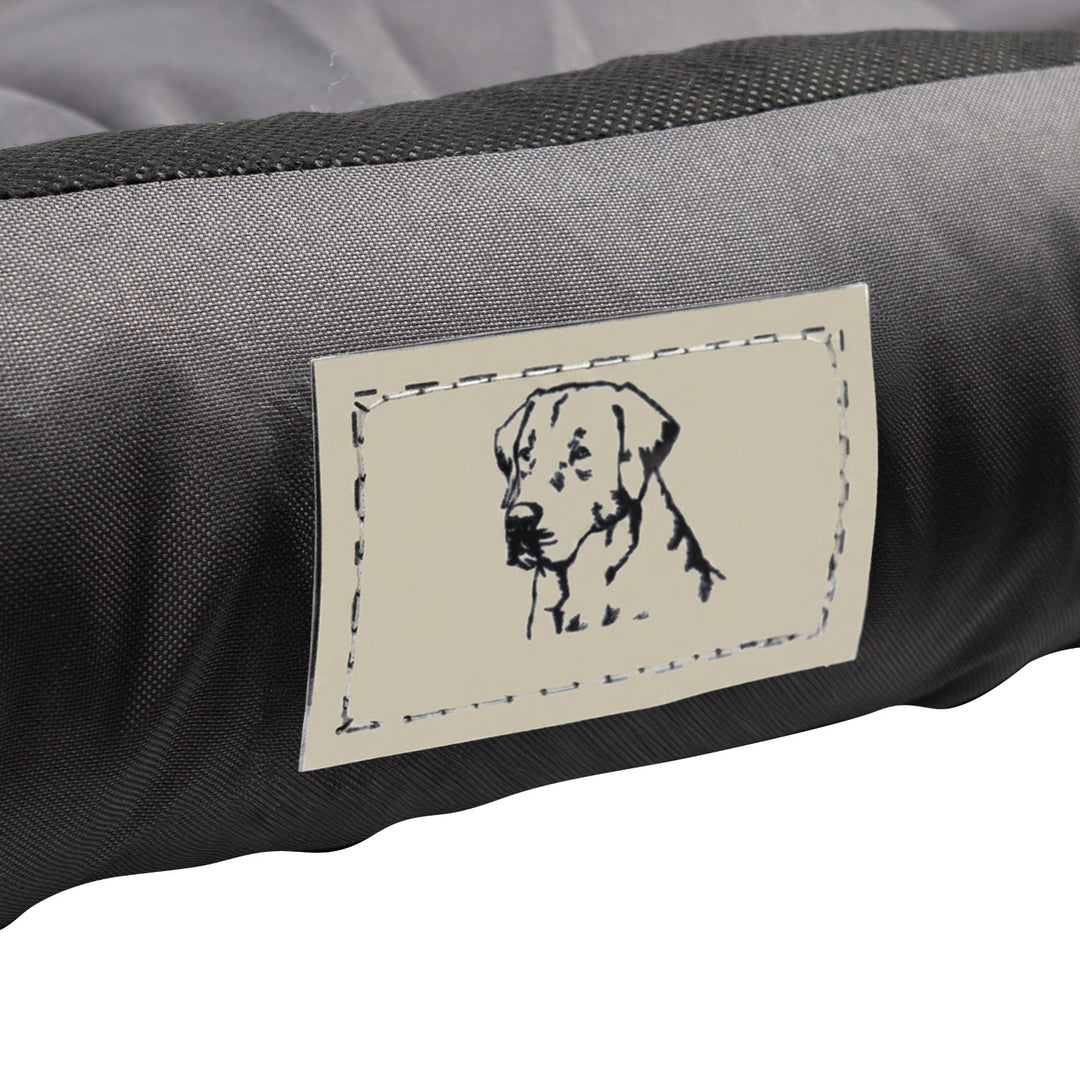 GreenBlue-hundehule, mørkegrå, rektangulær, ydre mål 115 x 95 cm, indvendige mål 100 x 80 cm GB240 GR